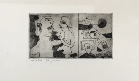 Incisione Kress - Ungeheuer I [with] Ungeheuer II