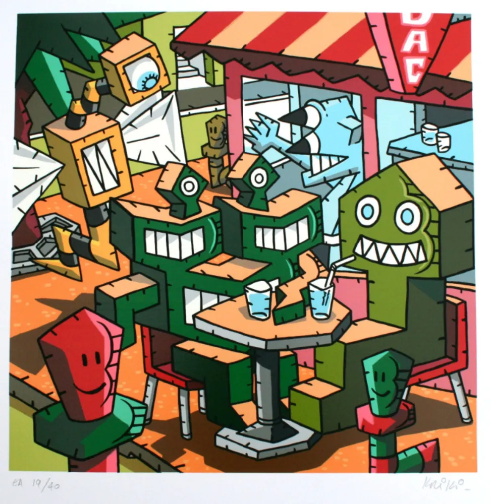 Serigrafia Kriki - Le bar