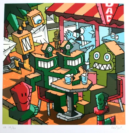 Serigrafia Kriki - Le bar