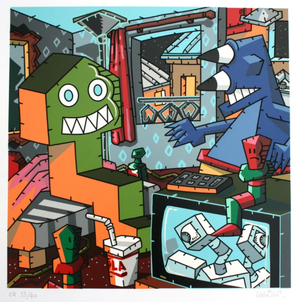 Serigrafia Kriki - L’interieur