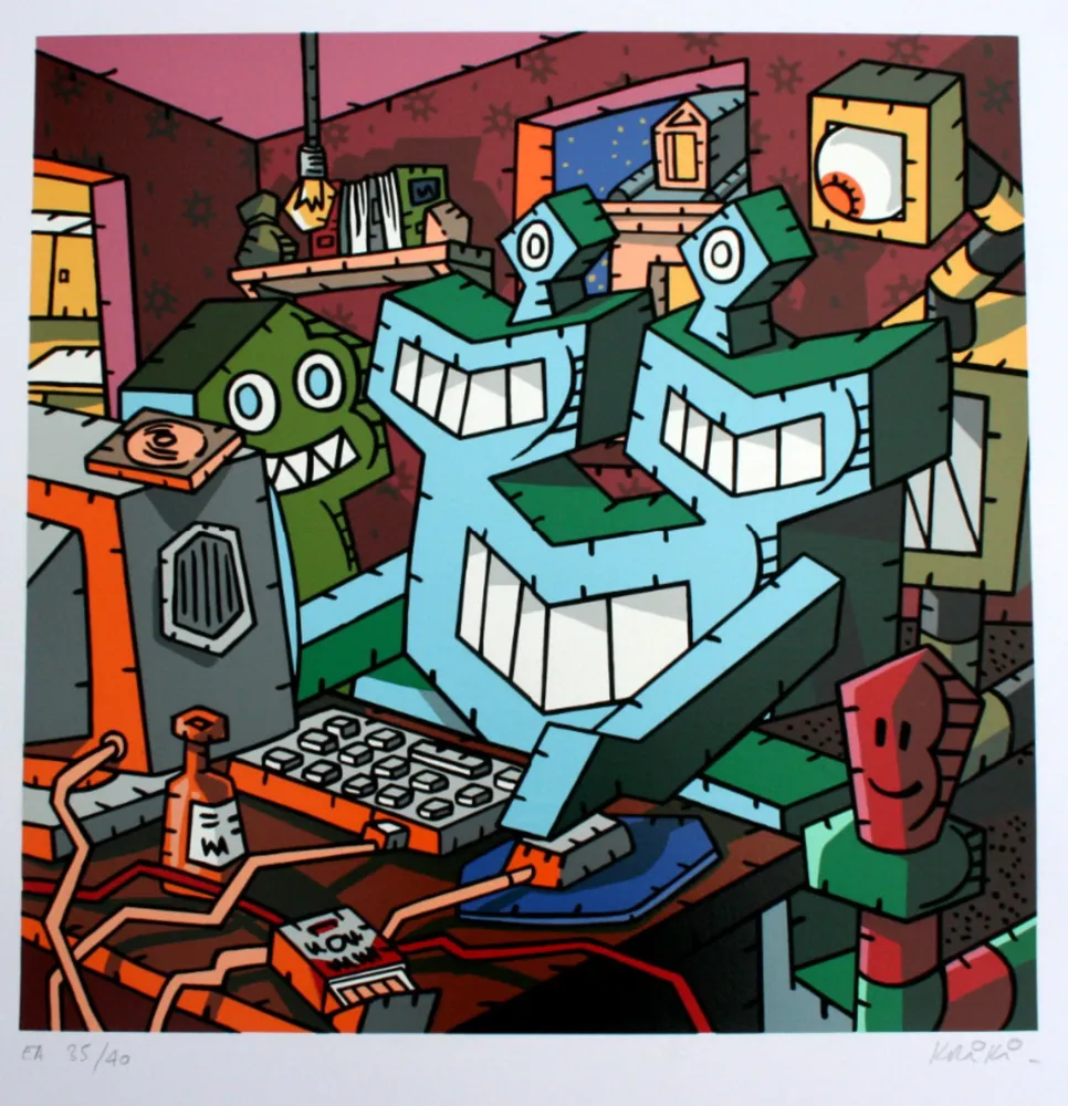 Serigrafia Kriki - L’ordi