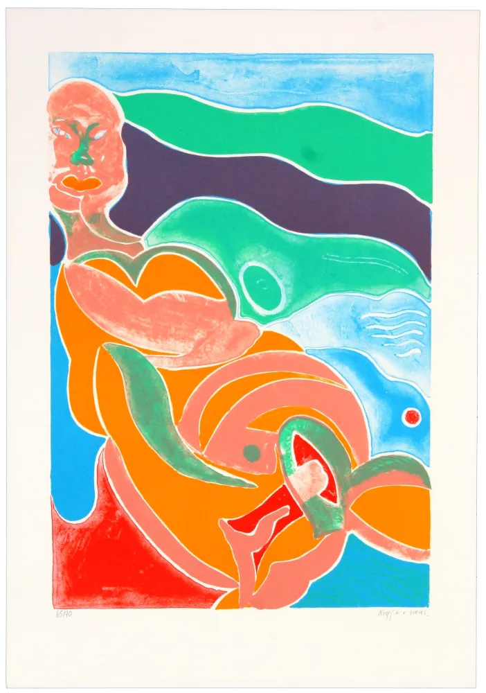 Litografia Krøjer - Sans titre