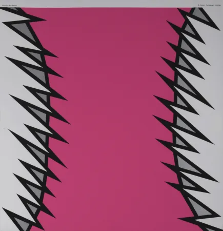 Serigrafia Krushenick - Composition, 1972 