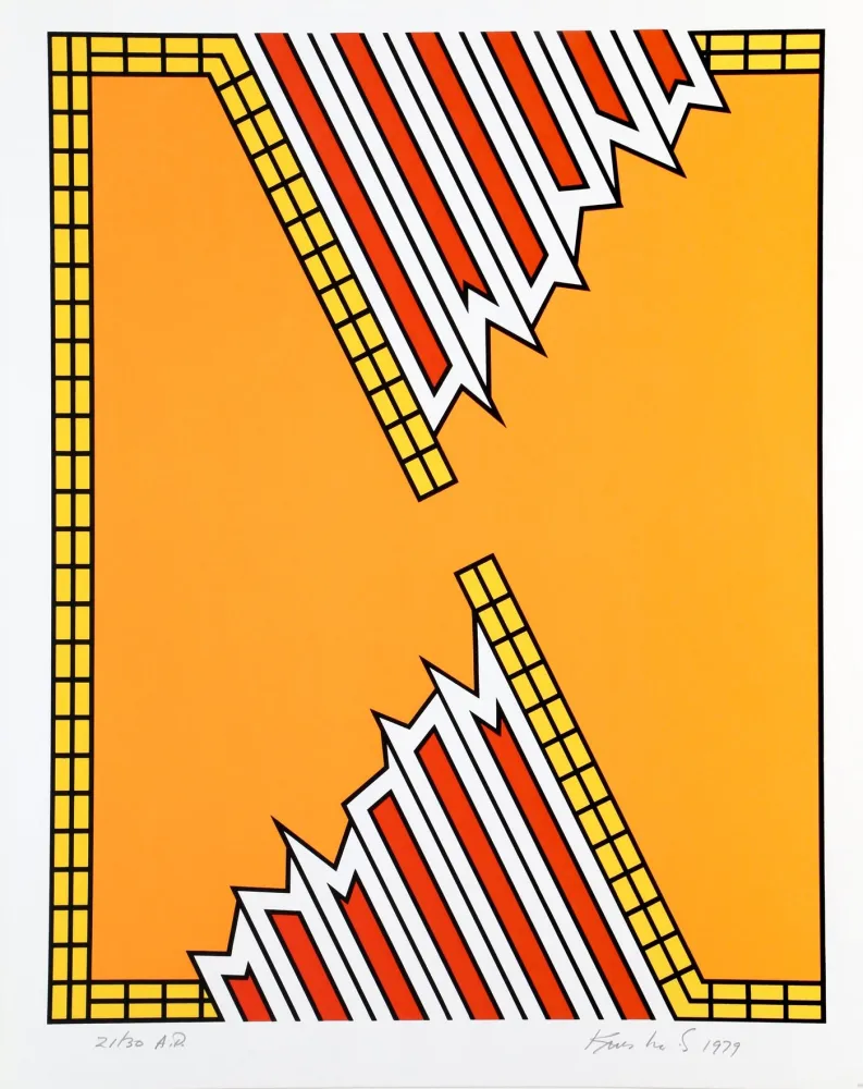 Serigrafia Krushenick - Deep Down Orange