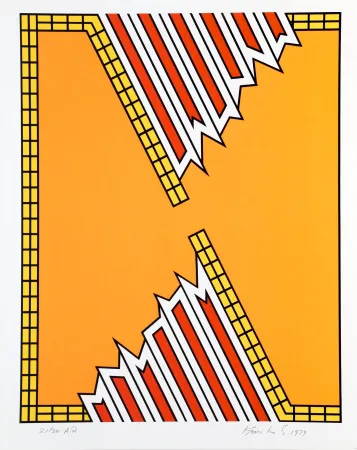 Serigrafia Krushenick - Deep Down Orange