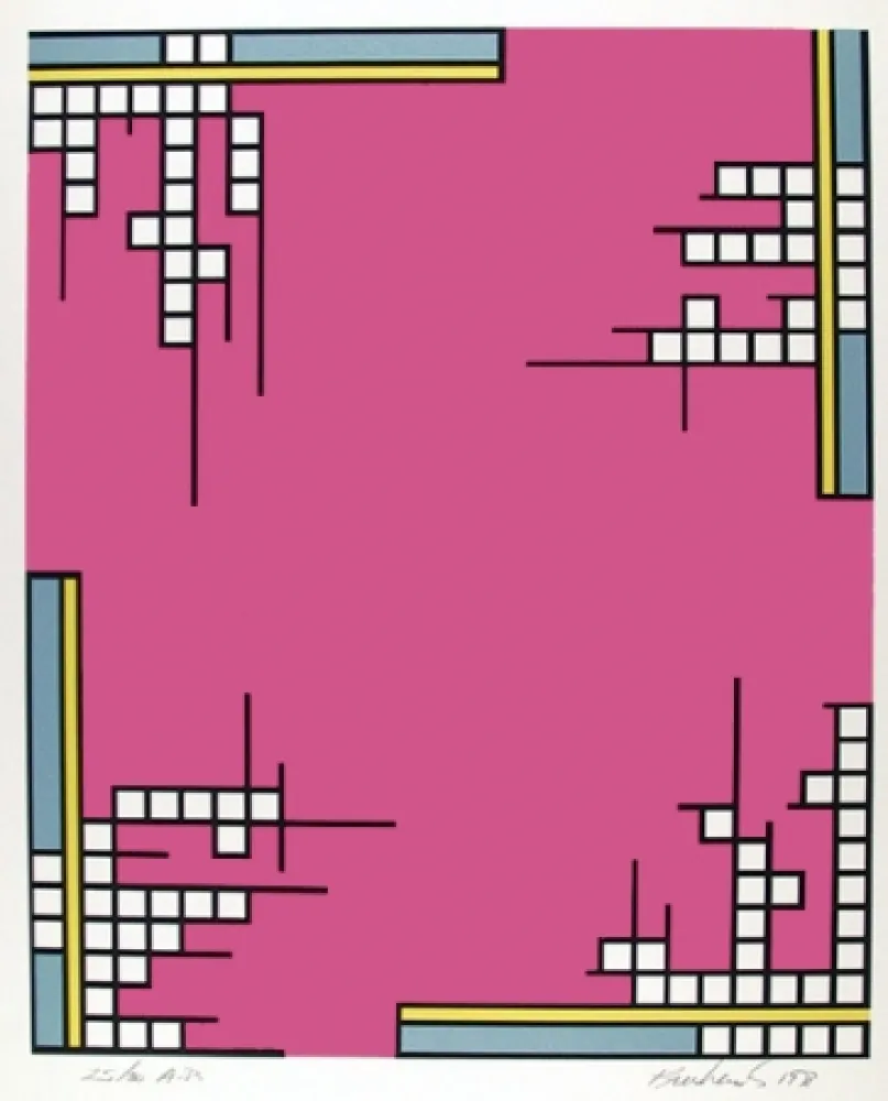 Serigrafia Krushenick - Over the Top