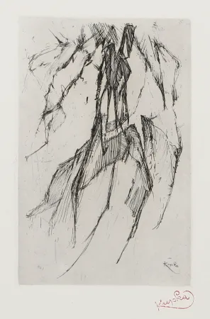 Incisione Kupka - Fountain