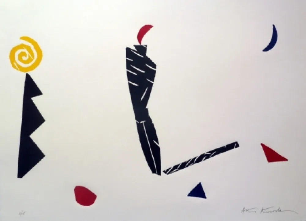 Linoincisione Kuroda - First Night