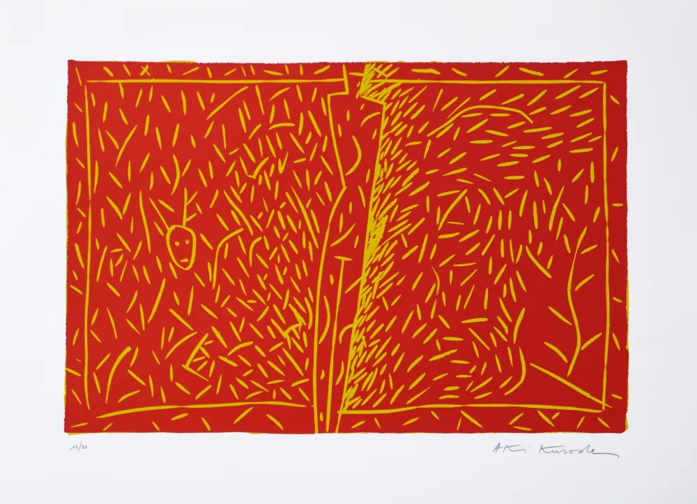 Linoincisione Kuroda - Sud I I I