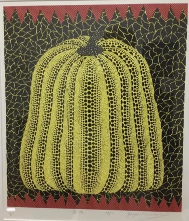 Litografia Kusama - Pumpkin