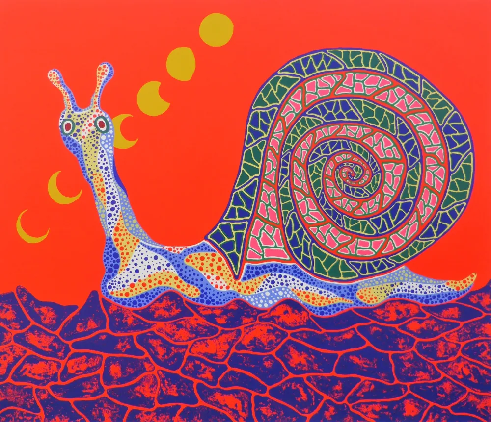 Serigrafia Kusama - Snail