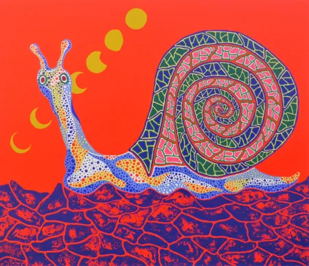 Serigrafia Kusama - Snail