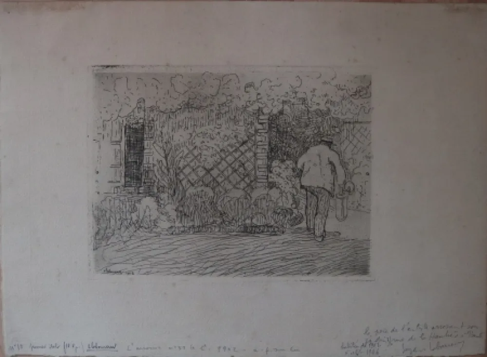 Acquaforte Laboureur - L'Arrosoir