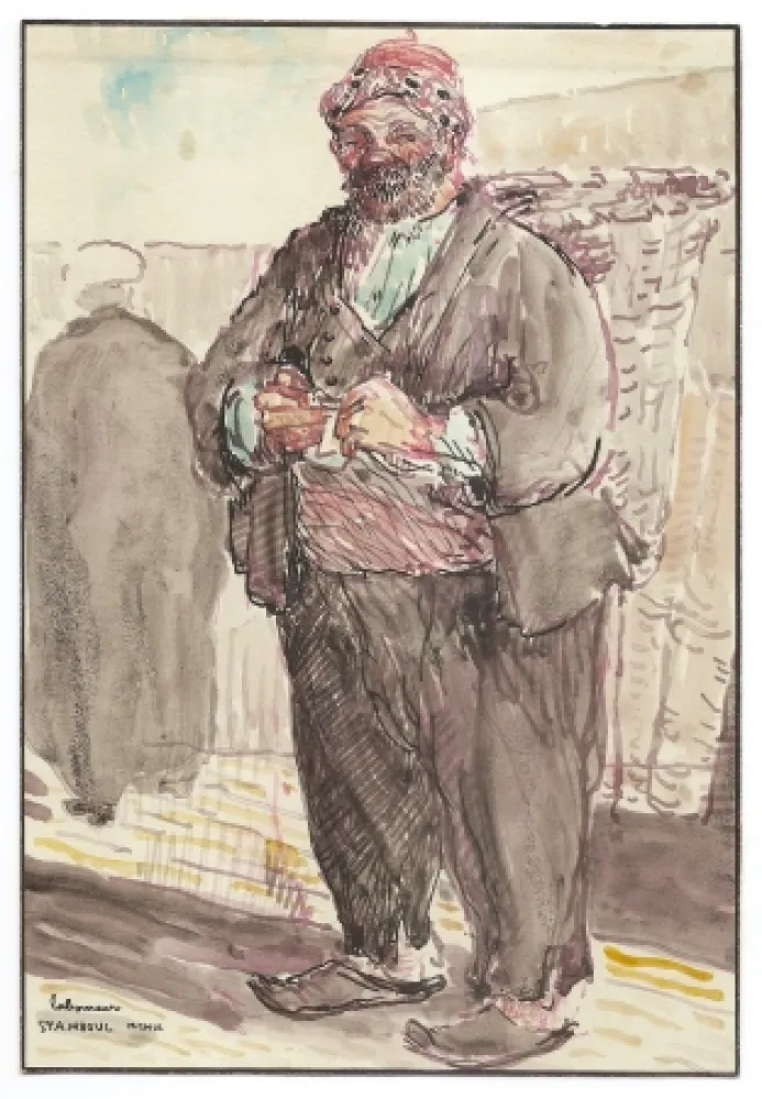 Non Tecnico Laboureur - Le portefaix à Stamboul (Porter, Istanbul)