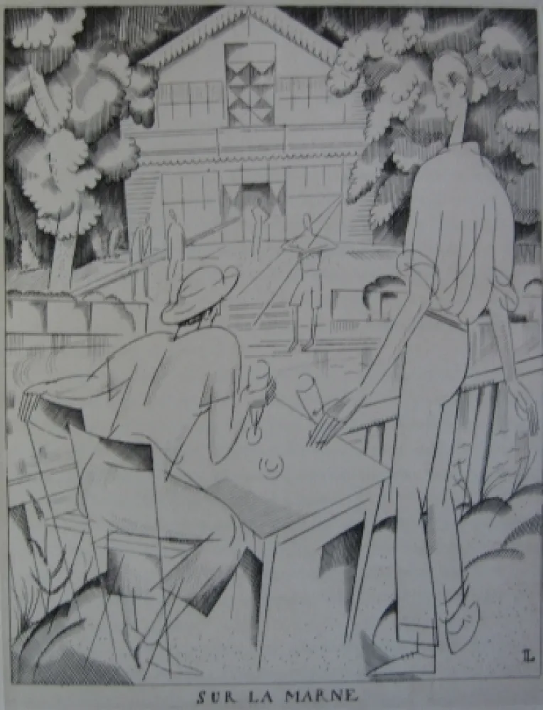 Acquaforte Laboureur - Sur la Marne