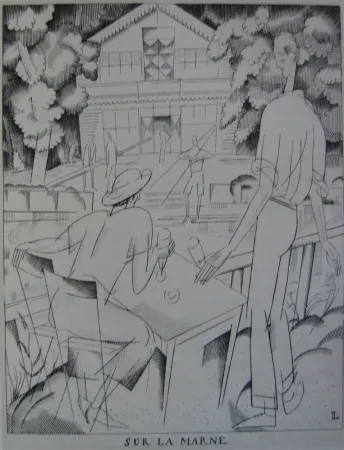 Acquaforte Laboureur - Sur la Marne