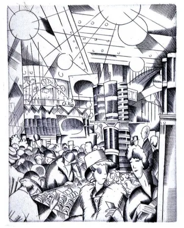 Libro Illustrato Laboureur - Tableaux contemporains:  Tableau des Courses, de la Boxe, de la Venerie, de l'Amour Venal, des Grands Magasins, de la Mode, de l'Au-Delà, du Palais, de la Bourgeoisie