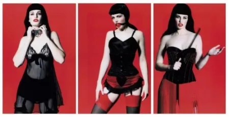 Fotografie Lagrange - Betty Page Trilogy (triptych)