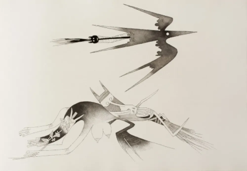 Libro Illustrato Lam - Contre une maison sèche (8 gravures)