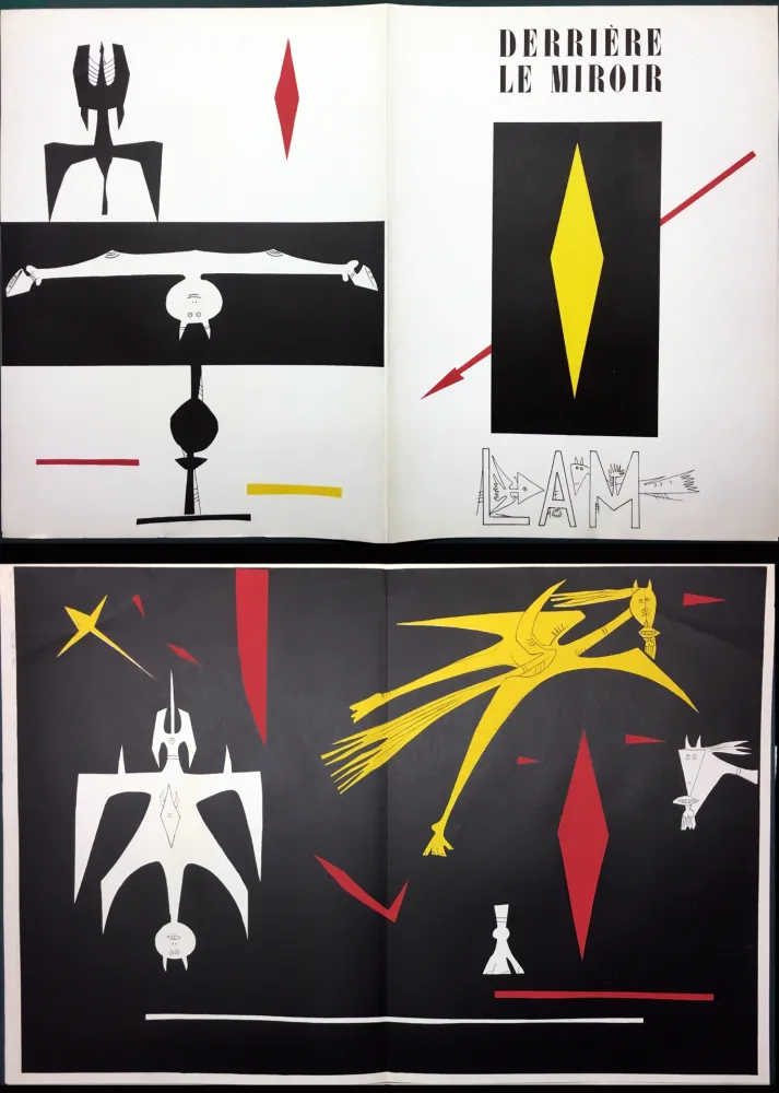 Libro Illustrato Lam - DERRIÈRE LE MIROIR N° 52. Wifredo LAM. Janvier 1953.