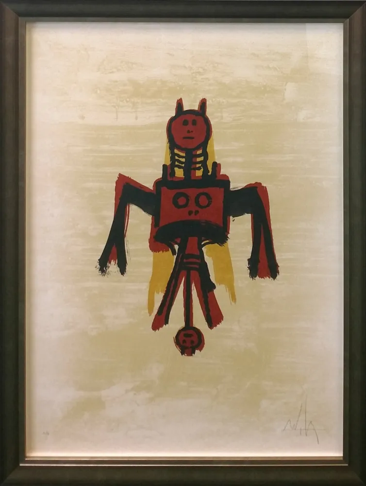 Litografia Lam - EL ULTIMO VIAJE DEL BUQUE FANTASMA