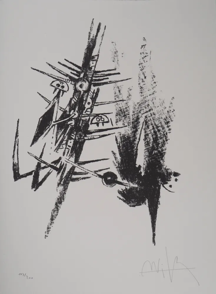 Incisione Lam - Figures Fantastiques