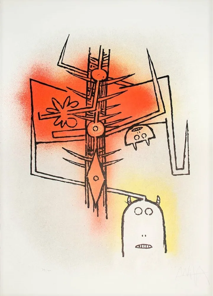 Litografia Lam - Le feu vert