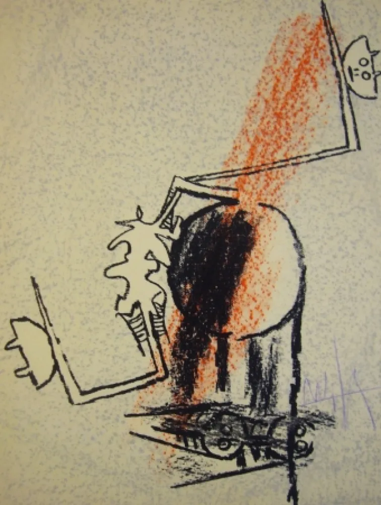 Litografia Lam -  Le monde de l'art n'est pas le monde du pardon