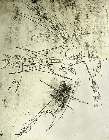 Acquaforte E Acquatinta Lam - Le Monde entre dans un sac