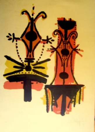 Litografia Lam - Pour Jorn