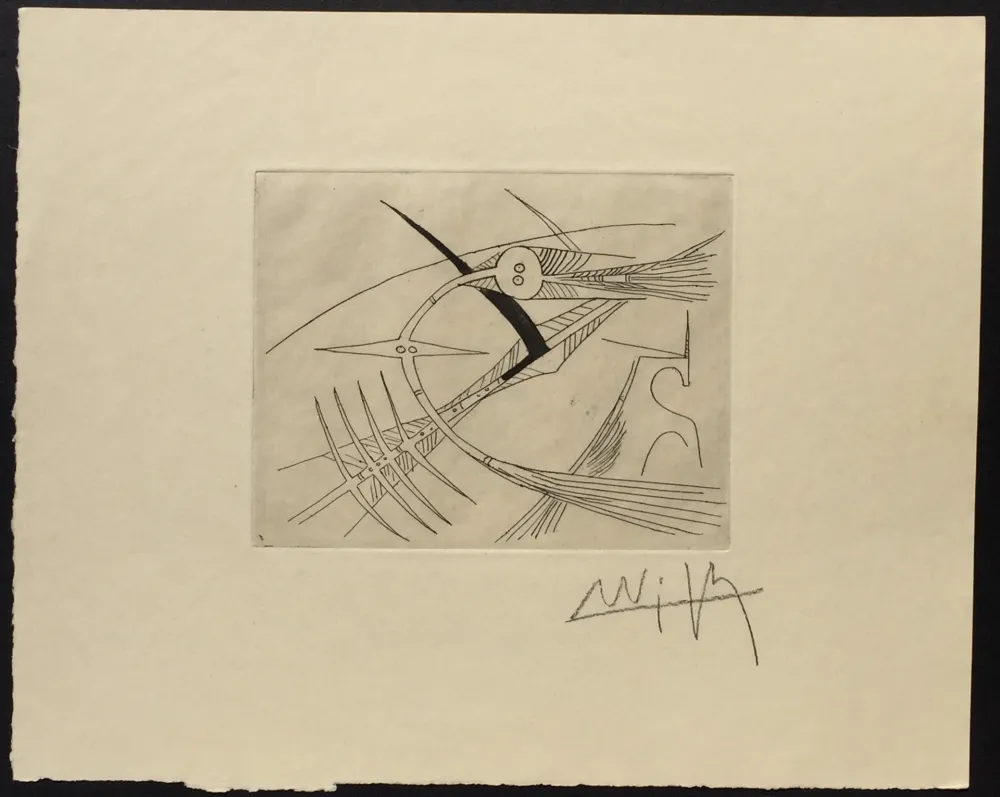 Incisione Lam - Sans Titre 5801