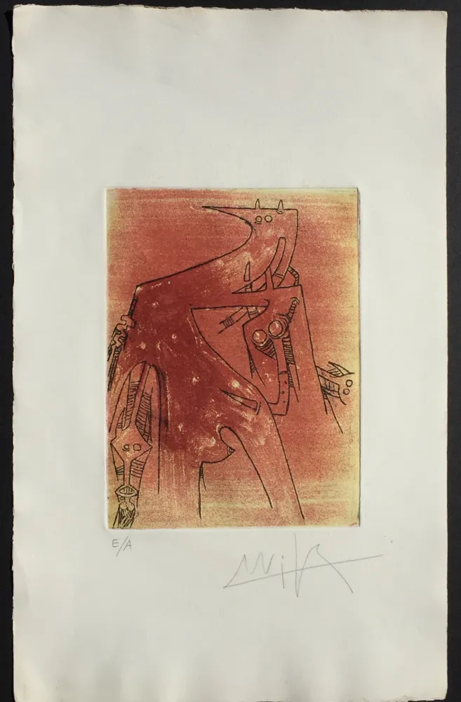Incisione Lam - Sans Titre (6514)