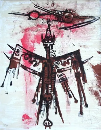 Litografia Lam - Senza titolo