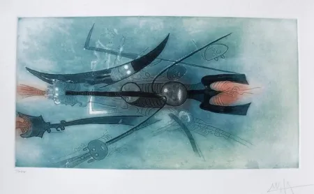 Acquaforte E Acquatinta Lam - Senza titolo