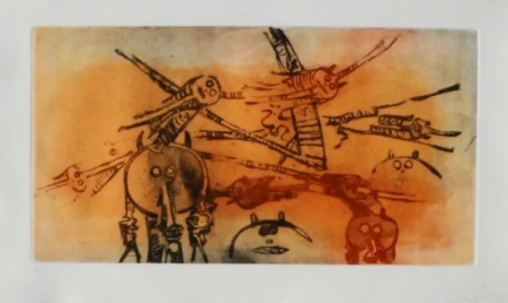 Acquaforte E Acquatinta Lam - Senza titolo