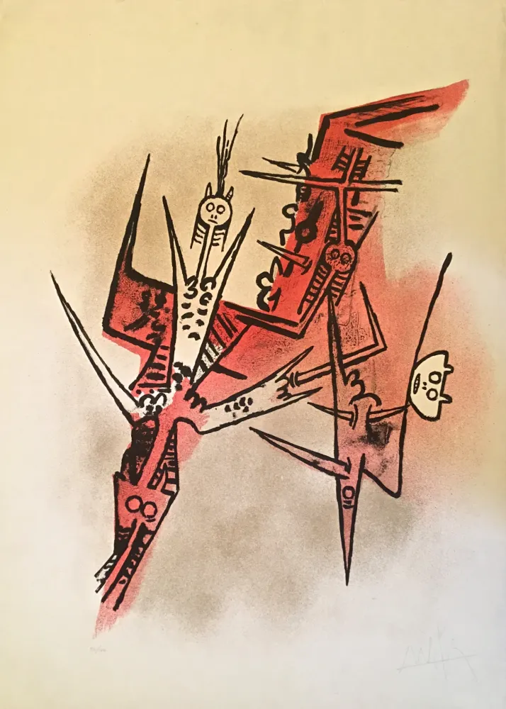 Litografia Lam - Untitled