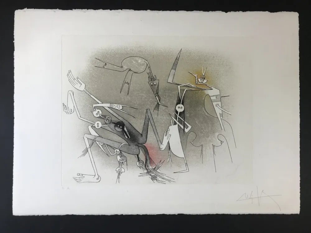 Acquaforte E Acquatinta Lam - Untitled from ''Visible invisible folder''