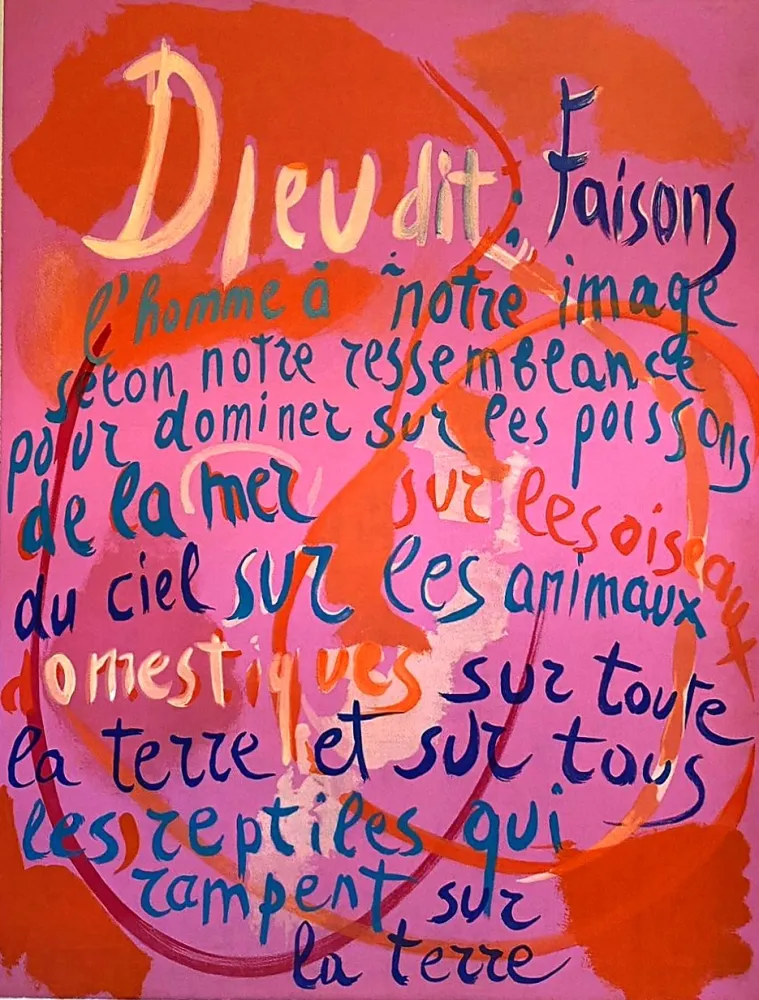 Litografia Lanskoy - Faisons l'homme à notre image