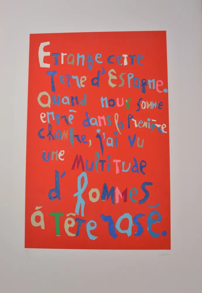 Litografia Lanskoy - Journal d'un fou 