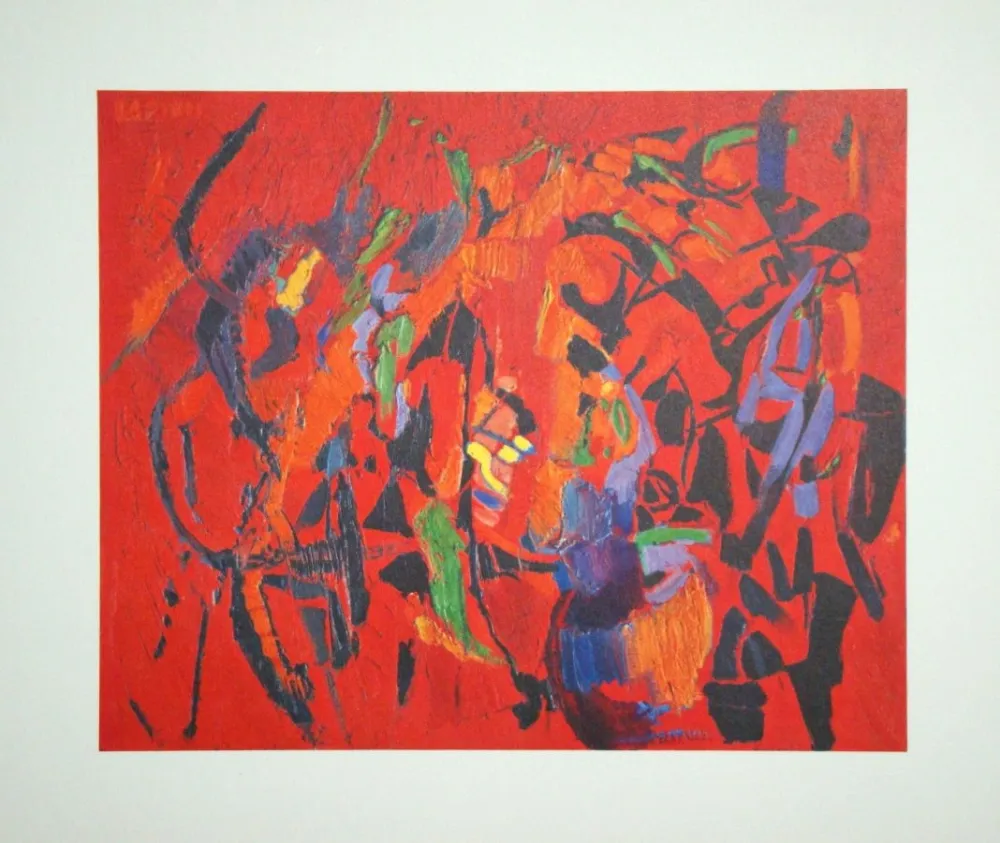 Litografia Lanskoy - Rupture poétique