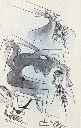 Litografia Lanskoy - Wifredo Lam (1902–1982) – Apostroph’ Apocalypse – Color lithograph on paper – 1967