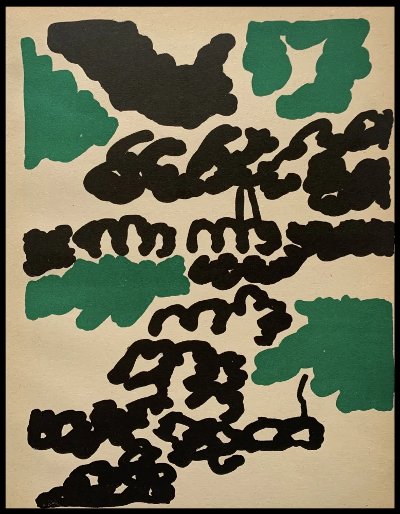 Litografia Lapicque - Composition 