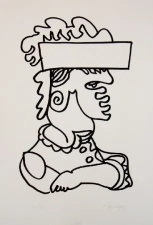 Litografia Lapicque - Iago