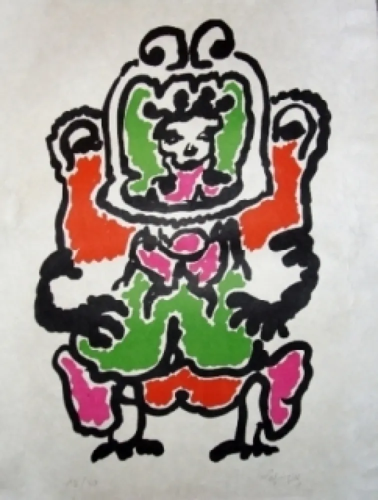 Litografia Lapicque - Quetzalcoalt