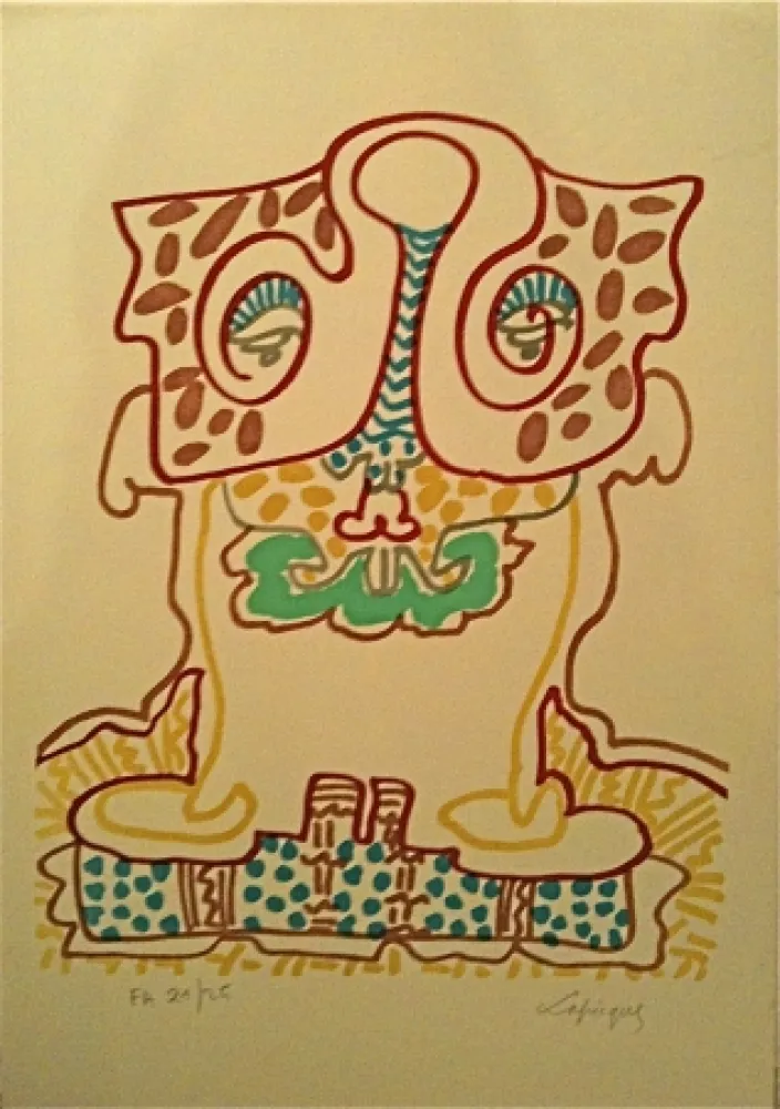 Litografia Lapicque - Sans titre