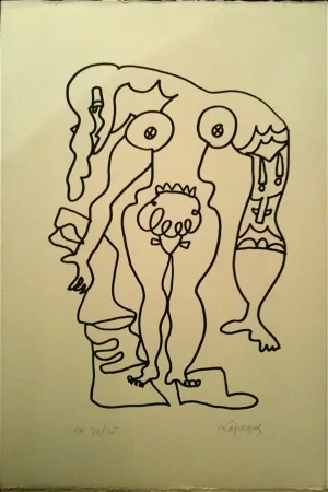 Litografia Lapicque - Sans titre