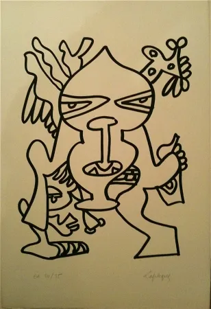 Litografia Lapicque - Sans titre