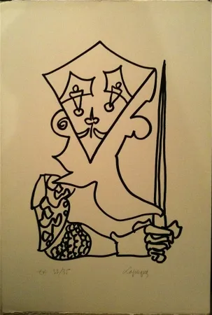 Litografia Lapicque - Sans titre