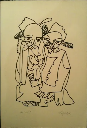 Litografia Lapicque - Sans titre