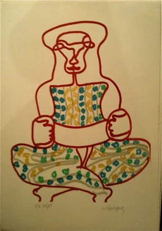 Litografia Lapicque - Sans titre